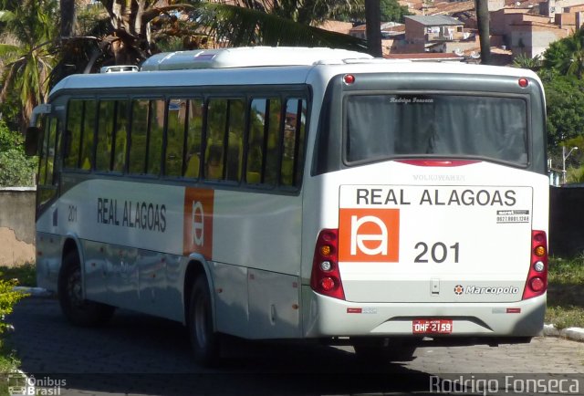 Real Alagoas de Viação 201 na cidade de Maceió, Alagoas, Brasil, por Rodrigo Fonseca. ID da foto: 1720230.