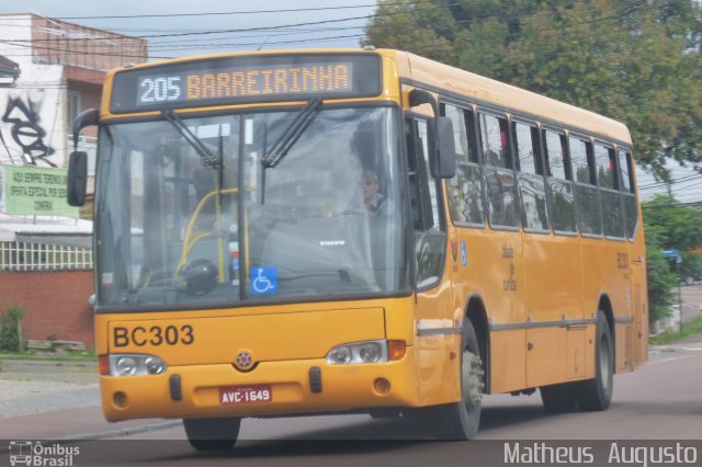 Transporte Coletivo Glória BC303 na cidade de Curitiba, Paraná, Brasil, por Matheus  Augusto. Número da foto: #1719769.