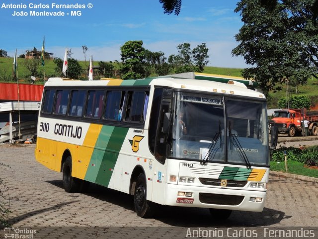 Empresa Gontijo de Transportes 3110 na cidade de João Monlevade, Minas Gerais, Brasil, por Antonio Carlos Fernandes. ID da foto: 1719363.