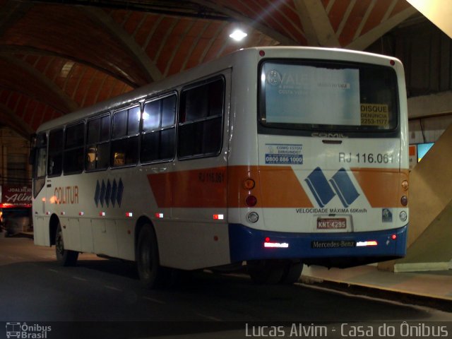 Colitur Transportes Rodoviários RJ 116.061 na cidade de Barra Mansa, Rio de Janeiro, Brasil, por Lucas Alvim. Número da foto: #1721376.