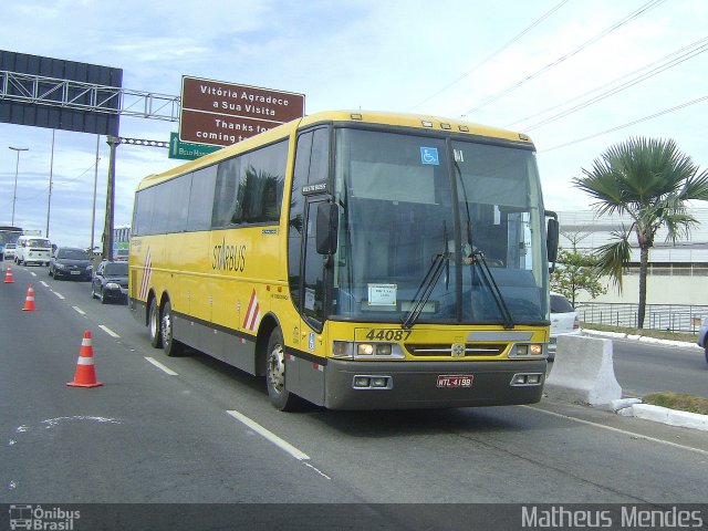 Viação Itapemirim 44087 na cidade de Vitória, Espírito Santo, Brasil, por Matheus Mendes. ID da foto: 1720670.