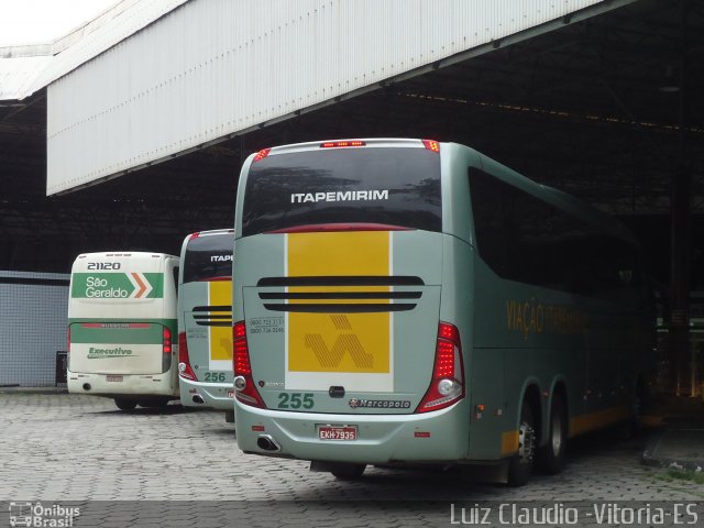 Viação Itapemirim 255 na cidade de Vitória, Espírito Santo, Brasil, por Luiz Claudio . Número da foto: #1722007.