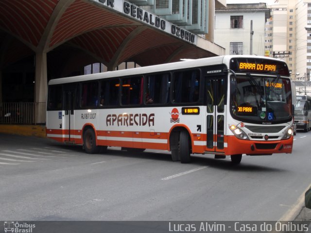 VINSAL - Viação Nossa Senhora Aparecida RJ 187.007 na cidade de Barra Mansa, Rio de Janeiro, Brasil, por Lucas Alvim. Número da foto: #1721374.
