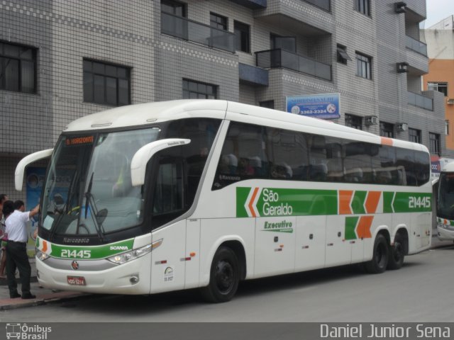 Cia. São Geraldo de Viação 21445 na cidade de Guarapari, Espírito Santo, Brasil, por Daniel Junior Sena. Número da foto: #1721396.