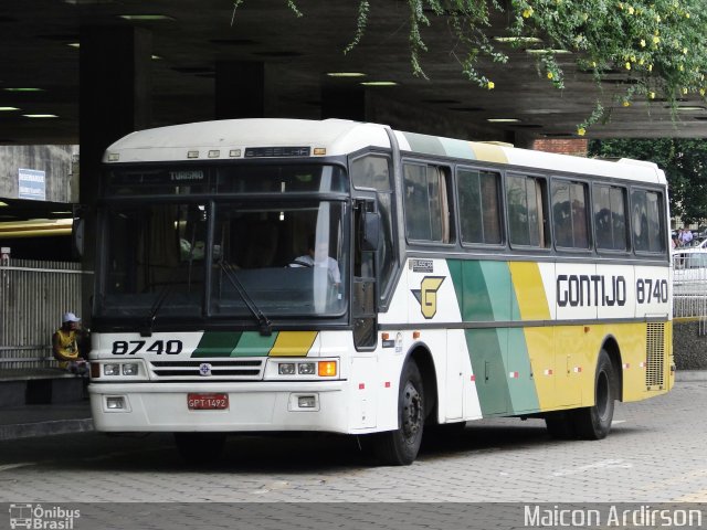 Empresa Gontijo de Transportes 8740 na cidade de Belo Horizonte, Minas Gerais, Brasil, por Maicon Ardirson. ID da foto: 1767598.