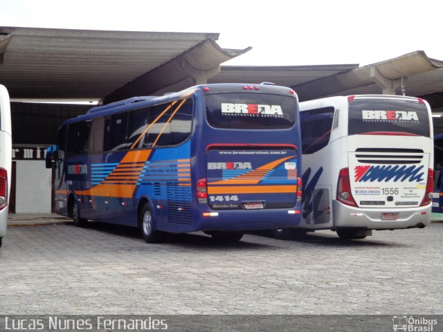 Breda Transportes e Serviços 1414 na cidade de Mongaguá, São Paulo, Brasil, por Lucas Nunes Fernandes. Número da foto: #1767331.