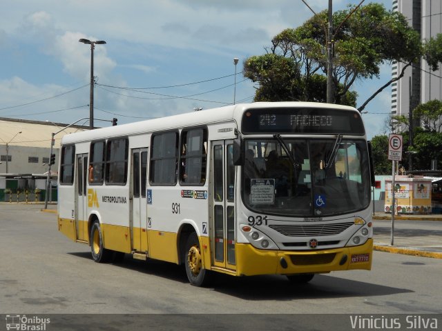 Empresa Metropolitana 931 na cidade de Recife, Pernambuco, Brasil, por Vinicius Silva. Número da foto: #1785907.