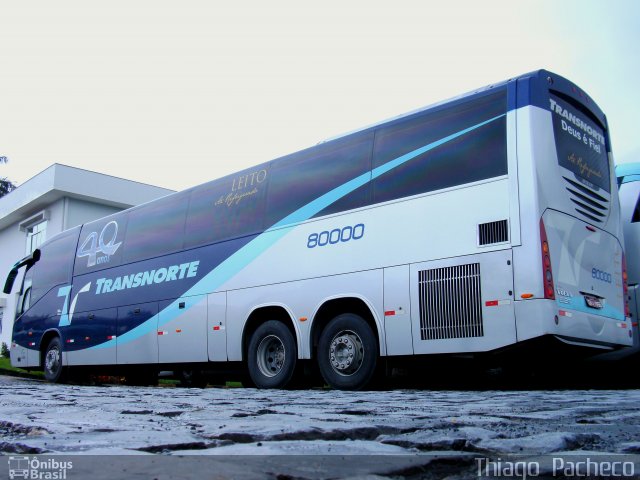 Transnorte - Transporte e Turismo Norte de Minas 80000 na cidade de Montes Claros, Minas Gerais, Brasil, por Thiago  Pacheco. ID da foto: 1786971.