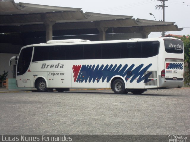 Breda Transportes e Serviços 1532 na cidade de Mongaguá, São Paulo, Brasil, por Lucas Nunes Fernandes. Número da foto: #1786590.