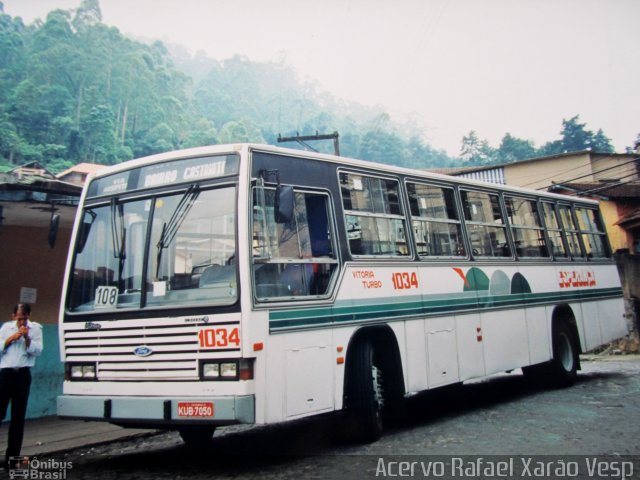 Viação Esperança Petrópolis 1034 na cidade de Petrópolis, Rio de Janeiro, Brasil, por Rafael da Silva Xarão. Número da foto: #1787228.