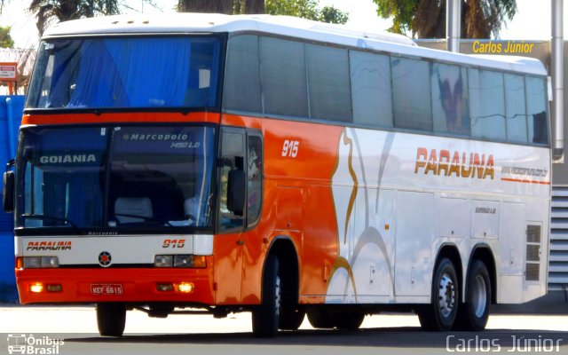 Viação Paraúna 915 na cidade de Goiânia, Goiás, Brasil, por Carlos Júnior. Número da foto: #1788241.