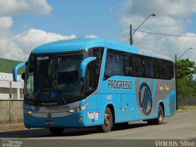 Auto Viação Progresso 6161 na cidade de Recife, Pernambuco, Brasil, por Vinicius Silva. Número da foto: #1787879.
