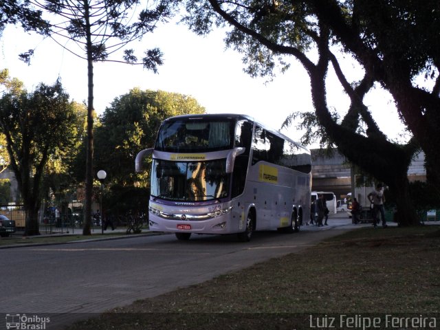 Viação Itapemirim 9000 na cidade de Curitiba, Paraná, Brasil, por Luiz Felipe Ferreira. ID da foto: 1788939.