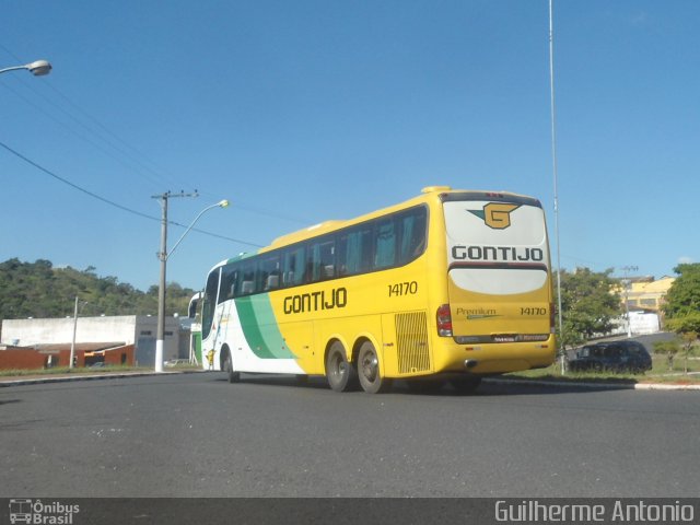 Empresa Gontijo de Transportes 14170 na cidade de Araxá, Minas Gerais, Brasil, por Guilherme Antonio. Número da foto: #1788013.