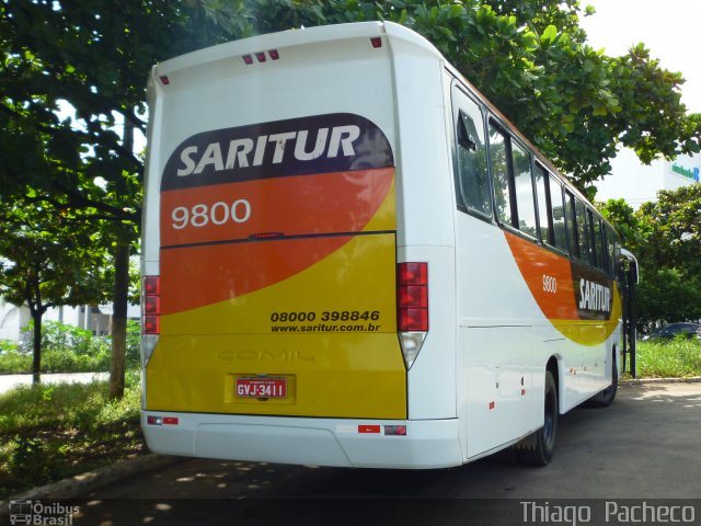 Saritur - Santa Rita Transporte Urbano e Rodoviário 9800 na cidade de Montes Claros, Minas Gerais, Brasil, por Thiago  Pacheco. Número da foto: #1788053.