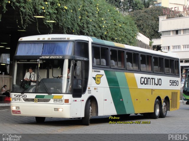 Empresa Gontijo de Transportes 5850 na cidade de Belo Horizonte, Minas Gerais, Brasil, por Paulo Henrique. ID da foto: 1787515.