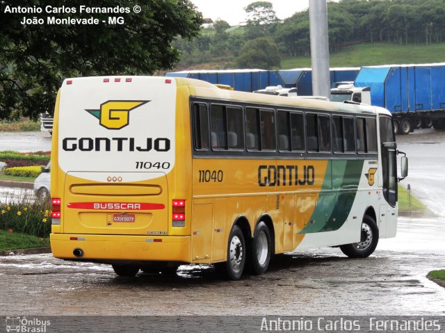 Empresa Gontijo de Transportes 11040 na cidade de João Monlevade, Minas Gerais, Brasil, por Antonio Carlos Fernandes. Número da foto: #1788146.