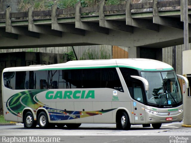 Viação Garcia 7866 na cidade de Santos, São Paulo, Brasil, por Raphael Malacarne. Número da foto: #1788572.