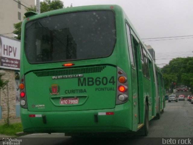 Auto Viação Mercês MB604 na cidade de Curitiba, Paraná, Brasil, por Alberto Selinke. Número da foto: #1787609.