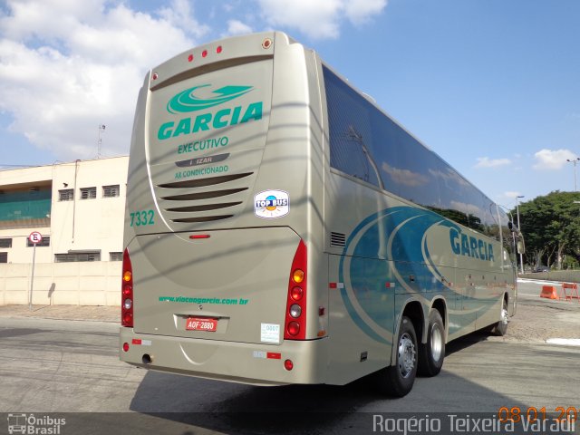 Viação Garcia 7332 na cidade de São Paulo, São Paulo, Brasil, por Rogério Teixeira Varadi. Número da foto: #1790108.