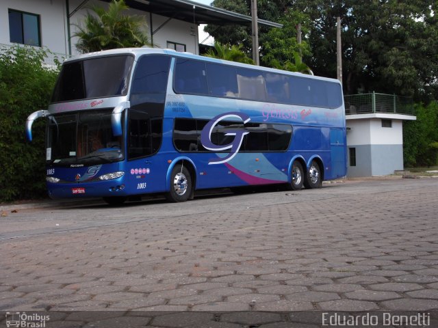 LP Gênesis Bus 1003 na cidade de Cuiabá, Mato Grosso, Brasil, por Eduardo Benetti . Número da foto: #1792092.