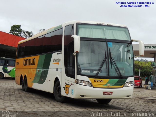 Empresa Gontijo de Transportes 11765 na cidade de João Monlevade, Minas Gerais, Brasil, por Antonio Carlos Fernandes. ID da foto: 1790804.