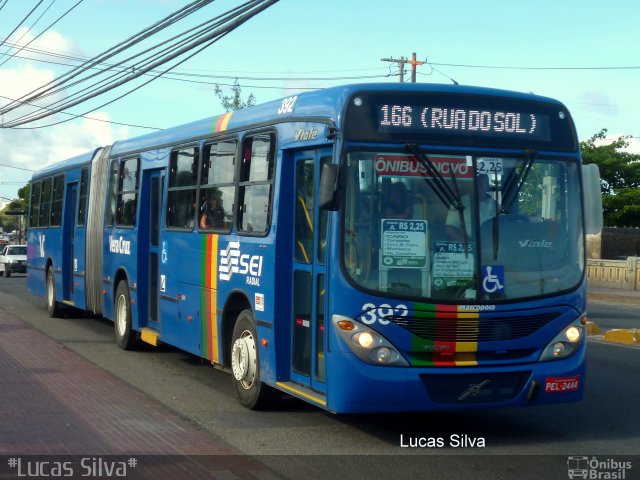 Expresso Vera Cruz 392 na cidade de Recife, Pernambuco, Brasil, por Lucas Silva. Número da foto: #1791156.
