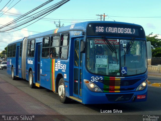 Expresso Vera Cruz 392 na cidade de Recife, Pernambuco, Brasil, por Lucas Silva. ID da foto: 1791156.