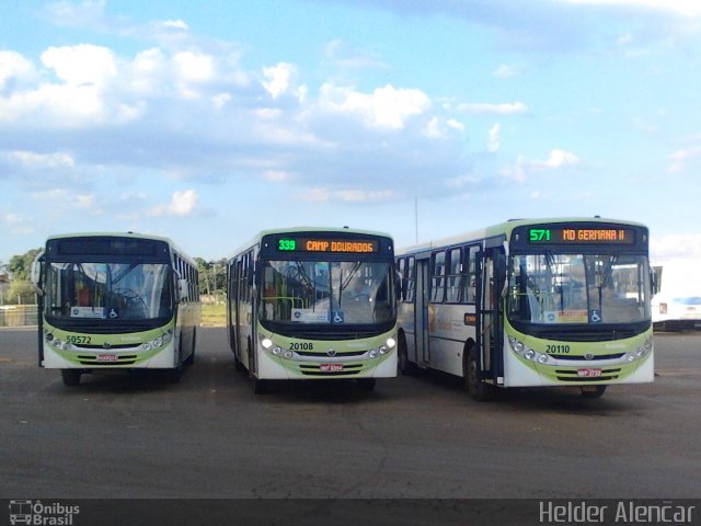 HP Transportes Coletivos 20110 na cidade de Aparecida de Goiânia, Goiás, Brasil, por Helder Alencar. Número da foto: #1791005.