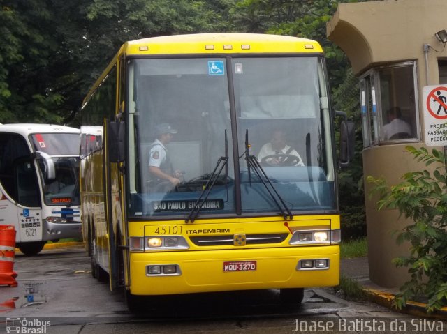 Viação Itapemirim 45101 na cidade de São Paulo, São Paulo, Brasil, por Joase Batista da Silva. ID da foto: 1789340.