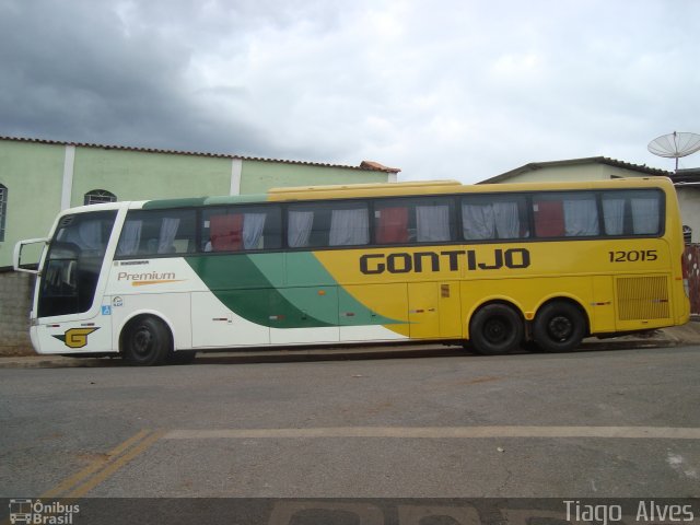 Empresa Gontijo de Transportes 12015 na cidade de Ouro Branco, Minas Gerais, Brasil, por Tiago  Alves. Número da foto: #1789893.
