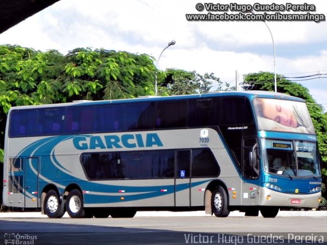 Viação Garcia 7020 na cidade de Maringá, Paraná, Brasil, por Victor Hugo Guedes Pereira. Número da foto: #1792827.