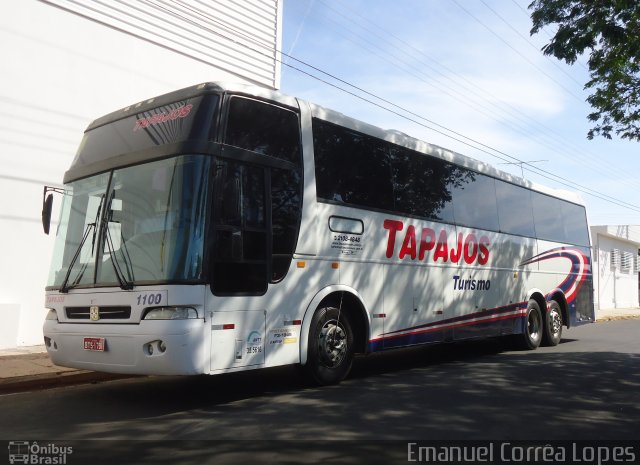 Tapajós Turismo 1100 na cidade de Bauru, São Paulo, Brasil, por Emanuel Corrêa Lopes. ID da foto: 1793975.