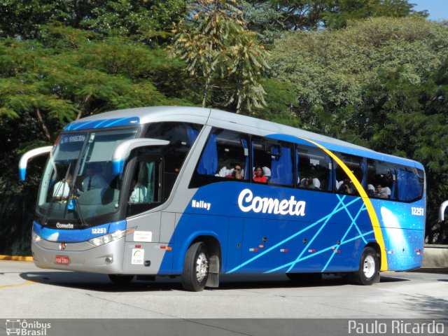 Viação Cometa 12251 na cidade de São Paulo, São Paulo, Brasil, por Paulo Ricardo. ID da foto: 1793770.