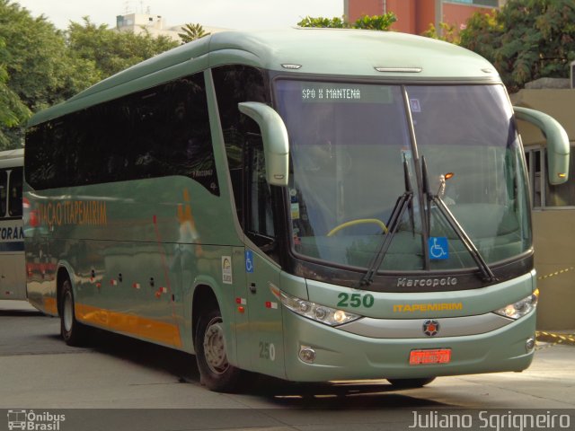 Viação Itapemirim 250 na cidade de São Paulo, São Paulo, Brasil, por Juliano Sgrigneiro. ID da foto: 1793494.