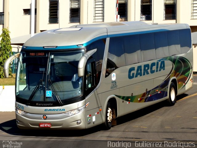 Viação Garcia 7276 na cidade de Londrina, Paraná, Brasil, por Rodrigo  Gutierrez Rodrigues. ID da foto: 1796011.