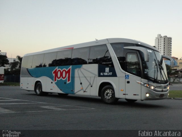 Auto Viação 1001 RJ 108.317 na cidade de Guaratinguetá, São Paulo, Brasil, por Fabio Alcantara. Número da foto: #1796049.
