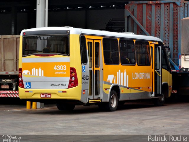 Londrisul Transportes Coletivos 4303 na cidade de Londrina, Paraná, Brasil, por Patrick Rocha. Número da foto: #1796010.