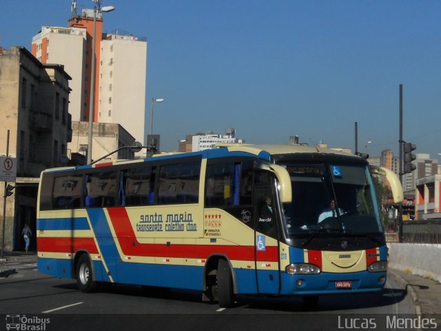 Transporte Coletivo Santa Maria 278 na cidade de Belo Horizonte, Minas Gerais, Brasil, por Lucas  Mendes. Número da foto: #1796143.
