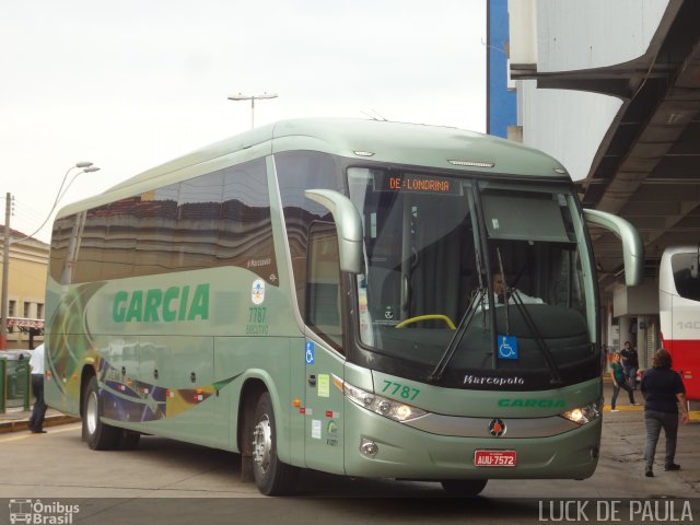 Viação Garcia 7787 na cidade de São José do Rio Preto, São Paulo, Brasil, por Luis de Ricado Brito. ID da foto: 1795522.