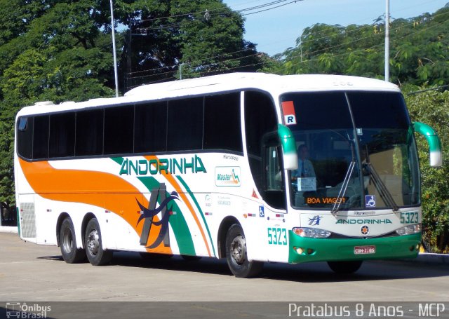 Empresa de Transportes Andorinha 5323 na cidade de Maringá, Paraná, Brasil, por Cristiano Soares da Silva. Número da foto: #1797588.