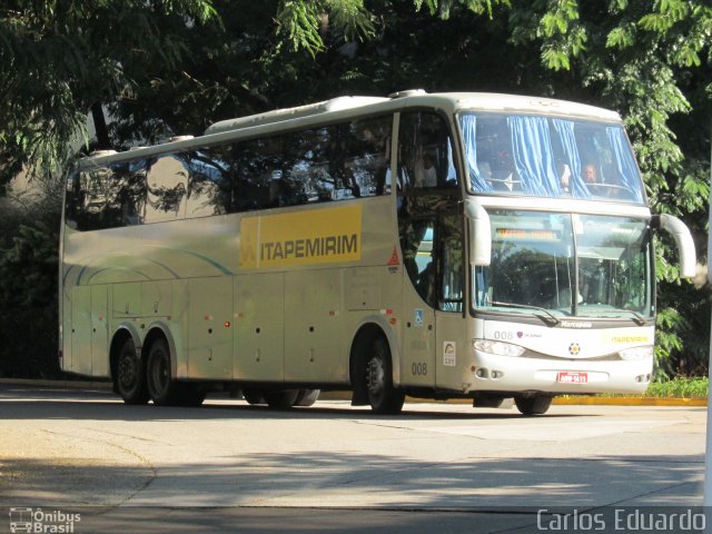 Viação Itapemirim 008 na cidade de São Paulo, São Paulo, Brasil, por Carlos Eduardo. ID da foto: 1797186.