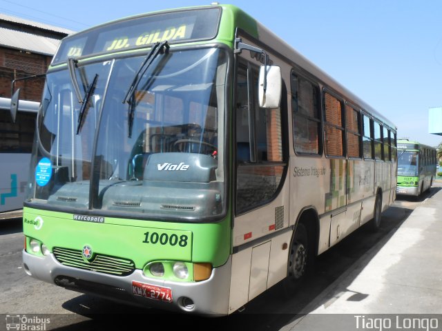 Sigma Transportes Coletivos 10008 na cidade de Piracicaba, São Paulo, Brasil, por Tiago Longo. ID da foto: 1796846.