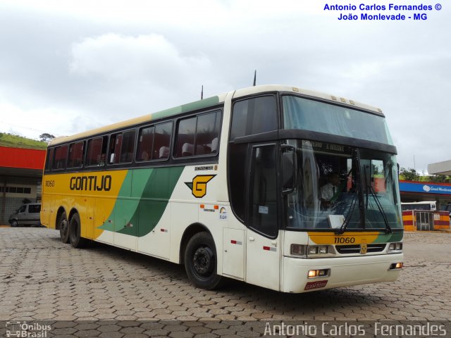 Empresa Gontijo de Transportes 11060 na cidade de João Monlevade, Minas Gerais, Brasil, por Antonio Carlos Fernandes. ID da foto: 1796437.