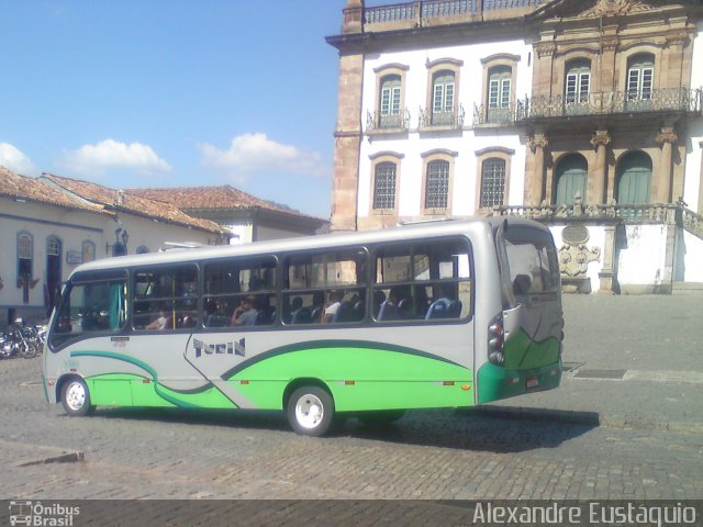 Turin Transportes 3380 na cidade de Ouro Preto, Minas Gerais, Brasil, por Alexandre Eustáquio. Número da foto: #1798047.