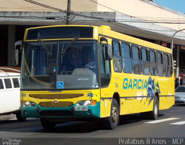 Viação Garcia 7508 na cidade de Londrina, Paraná, Brasil, por Cristiano Soares da Silva. ID da foto: 1798992.