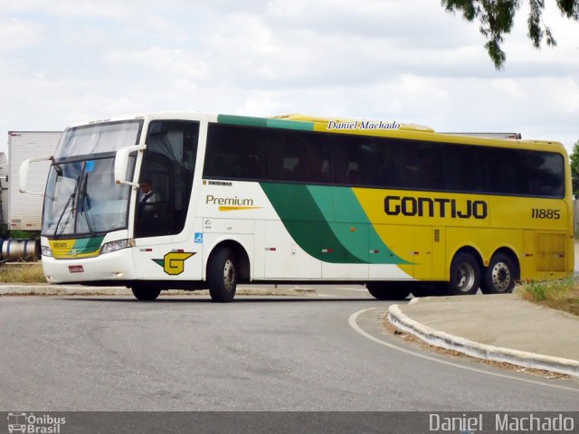 Empresa Gontijo de Transportes 11885 na cidade de Vitória da Conquista, Bahia, Brasil, por Daniel  Machado. Número da foto: #1799155.