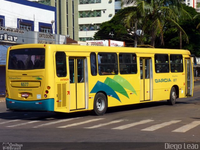 Viação Garcia 6577 na cidade de Maringá, Paraná, Brasil, por Diego Leão. ID da foto: 1799588.