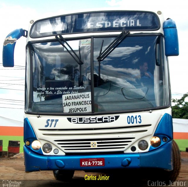 Sideral Transportes e Turismo 0013 na cidade de Goiânia, Goiás, Brasil, por Carlos Júnior. Número da foto: #1799181.