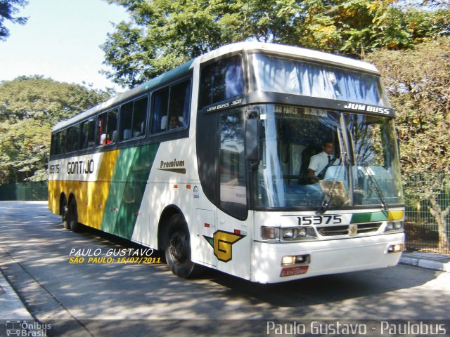 Empresa Gontijo de Transportes 15375 na cidade de São Paulo, São Paulo, Brasil, por Paulo Gustavo. ID da foto: 1801369.